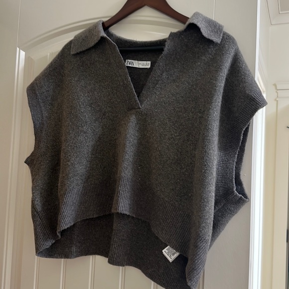 Zara grey vest top - Picture 2 of 5